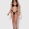 Rising Star Plunge Push Up Swim Halter Top with Chain 17 Rising Star Plunge Push Up Swim Halter Top with Chain