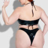 Onyx Corset Bandeau Swim Top
