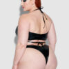 Onyx Corset Bandeau Swim Top