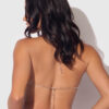 Ziggy Rhinestone Net Halter With Openable Front
