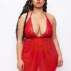 Saffron Floral Lace Babydoll