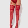 Thigh High Sheer Stayups With Tall Lace Band