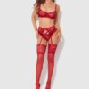 Thigh High Sheer Stayups With Tall Lace Band