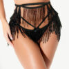 Lune Beaded Garter Belt