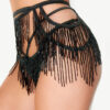 Lune Beaded Garter Belt