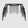 Lune Beaded Garter Belt
