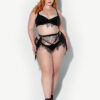 Lune Beaded Garter Belt