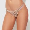 Ziggy Iridescent Stone Thong