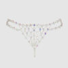 Ziggy Iridescent Stone Thong