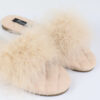 Maxim Feather Flat Sandal