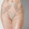 Ziggy Rhinestone Draped Garter