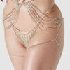 Ziggy Rhinestone Draped Garter