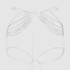 Ziggy Rhinestone Draped Garter