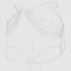 Ziggy Rhinestone Draped Garter