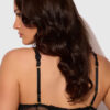 Pia Lace Push Up Half Cup Bandeau Bra