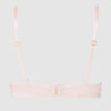 Rosalind Satin Half Cup With Lace Trim Bra