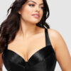 Va Va Voom Satin Full Figure Push Up Bra