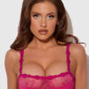 Pia Lace Push Up Half Cup Bandeau Bra 14 Pia Lace Push Up Half Cup Bandeau Bra