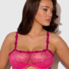 Pia Lace Push Up Half Cup Bandeau Bra 19 Pia Lace Push Up Half Cup Bandeau Bra