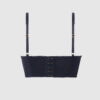 Harlow Embroidered Mesh Push Up Longline Demi Bra