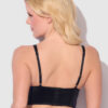 Harlow Embroidered Mesh Push Up Longline Demi Bra