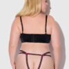 Harlow Embroidered Mesh Push Up Longline Demi Bra