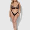 Rising Star Plunge Push up Bra in Luella Lace