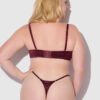 Rising Star Plunge Push Up Bra in Petra Satin 22 Rising Star Plunge Push Up Bra in Petra Satin