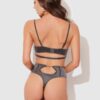 Neev Oil Slick Logo Longline Bra