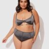 Neev Oil Slick Logo Longline Bra