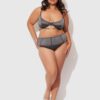 Neev Oil Slick Logo Longline Bra
