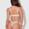 Melrose Satin Bow Tie Up Open Cup Bra