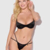 Petra Satin & Mesh Unlined Corset Cup Bra