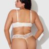 Rosalind Lace Cup Bra With Satin Half Cup 15 Rosalind Lace Cup Bra With Satin Half Cup