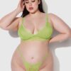 Kellie Lace Trimmed Triangle Bralette 20 Kellie Lace Trimmed Triangle Bralette