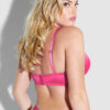 Rising Star Plunge Push Up Bra in Petra Satin