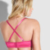 Rising Star Plunge Push Up Bra in Petra Satin