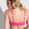 Rising Star Plunge Push Up Bra in Petra Satin