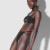 Raven Open Cup Halter Bra