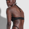 Raven Open Cup Halter Bra