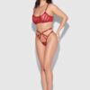 Melrose Embroidered Garter Bralette