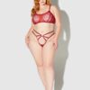Melrose Embroidered Garter Bralette