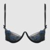Harlow Embroidered Mesh Mono Wire Bra