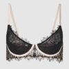 Rosalind Lace Cup Bra With Satin Half Cup