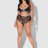 Rosalind Lace Cup Bra With Satin Half Cup