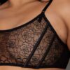 Melrose Embroidered Garter Bralette