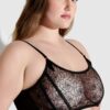 Melrose Embroidered Garter Bralette