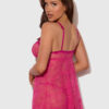 Pia Lace Flyaway Front Babydoll With Front Clasp