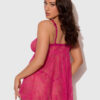 Pia Lace Flyaway Front Babydoll With Front Clasp