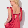 Melrose Satin & Embroidered Lace Underwire Babydoll Set
